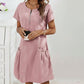 Spring Hot Sale 50% OFF!!🌿🌸Women's Half-Zip Button Pocket Dress