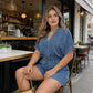 Summer Casual Elastic Waist Romper Shorts