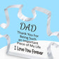 Crystal Clear Acrylic Thank You Gift for Loved Ones