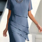 🎁Mother's Day Special Sale 50% OFF!💐PLEATED CHIFFON DRESS