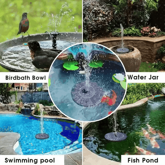 🌞New arrival 40% OFF!⛲Compact Solar Bird Fountain Pump – Keep Your Garden Alive!🏖️