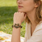 Vintage Sewing Machine Bracelet & Ring Set
