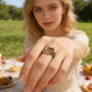 Vintage Sewing Machine Bracelet & Ring Set