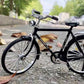 ⏳LAST DAY SALE 70% OFF👍🔥Retro Bicycle Model Miniature Metal Bike Figurine with Air Pump