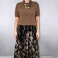 🌞2026 Spring Special Offer 60% OFF🌿Women's Two-Piece Sweater & Leopard Flowy Skirt Set