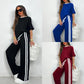 🌞2026 Spring Special Offer 60% OFF🌿Women's Striped Top & Wide-Leg Pants Set