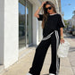 🌞2026 Spring Special Offer 60% OFF🌿Women's Striped Top & Wide-Leg Pants Set