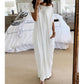 🔥HOT SALE 49% OFF💃🌞Women's Summer Casual Loose Solid Color Short-Sleeve Long Dress