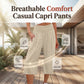 ☀️2026 HOT SALE 49% OFF🌿Lightweight Elastic Waist Crop Pants for Women