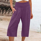 ☀️2026 HOT SALE 49% OFF🌿Lightweight Elastic Waist Crop Pants for Women