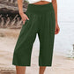 ☀️2026 HOT SALE 49% OFF🌿Lightweight Elastic Waist Crop Pants for Women