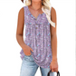 🌸Spring Hot Sale 50% OFF!!🌸💃Women's Printed Button Sleeveless Top