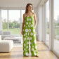 📢📢40% OFF !! ⏰Women's Floral Print Wide Leg Jumpsuit