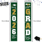 🔥LAST DAY 50% OFF - 🎓Class of 2026 Graduation Banner | Congrats Grad Front Door Porch Decor for Graduation Party (✨Set of 2)