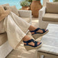 🥿New arrival 60% OFF!🌿Women's Casual Bohemian Woven Wedge Sandals