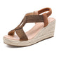 🥿New arrival 60% OFF!🌿Women's Casual Bohemian Woven Wedge Sandals