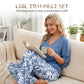 🔥LAST DAY 49% OFF ☀️🛍️Women's V-Neck Blouse & Printed Wide-Leg Pants Set