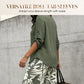 🔥LAST DAY 49% OFF ☀️🛍️Women's V-Neck Blouse & Printed Wide-Leg Pants Set
