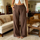 🔥LAST DAY 49% OFF ☀️🛍️Women's Summer Classical Cotton-Linen Lightweight Palazzo Pants