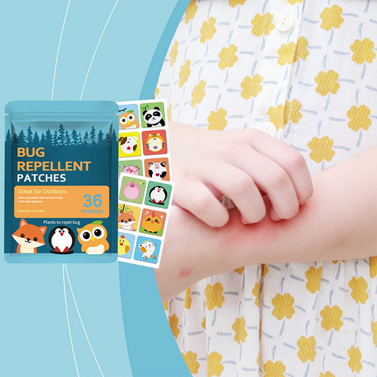 🏆LAST DAY SALE 49% OFF🔥Gentle Waterproof & Sweatproof Mosquito Repellent Patches with Cute Designs
