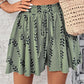 ⏳LAST DAY SALE ONLY ￡9.99!!🔥💃Women's Bohemian Print High-Waist Shorts