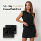 🌊SUMMER HOT SALE 50% OFF 💖Modern Sleeveless Top and Drawstring Skirt Outfit Set