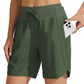 Women's High-Waisted Quick-Dry Athletic Shorts