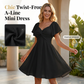 🌊SUMMER HOT SALE 50% OFF 💖⏰Puff Sleeve Backless Bow Tie Dress