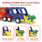 ✨Day Sale 50% OFF🎉Double-Decker Dinosaur Transport Truck Toy