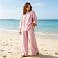 ⏳LAST DAY SALE ONLY ￡17.99!!💕✨ Women’s Linen-Blend 2-Piece Set – Effortless Autumn Style & Everyday Comfort