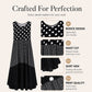 🌟LAST DAY SALE: ONLY ￡12.99!!🎁💃Women's Sleeveless Polka Dot & Plaid Patchwork Dress
