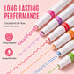 🔥Surprise Price: Only £7.99!!!🌈6PCS Curve Highlighter Pen Set with Pattern Roller Tips