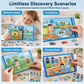 🏆Last Day Promotion：ONLY ￡6.99!!🎁📱Kids Magnetic Quiet Book Folding Puzzle Scene Early Educational Toy for Boys Girls