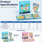 🏆Last Day Promotion：ONLY ￡6.99!!🎁📱Kids Magnetic Quiet Book Folding Puzzle Scene Early Educational Toy for Boys Girls
