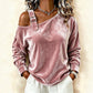 ⏳LIMITED OFFER 50% OFF🌞Women's Off Shoulder Loose Pullover Top