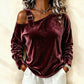 ⏳LIMITED OFFER 50% OFF🌞Women's Off Shoulder Loose Pullover Top