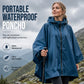 💐50% OFF🌧️🧥Unisex Waterproof Lightweight Hooded Rain Poncho