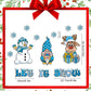 ⏰Last Day Special Price ￡6.99!!⏰🔥Christmas 3D Cartoon Magnetic Sticker