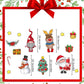 ⏰Last Day Special Price ￡6.99!!⏰🔥Christmas 3D Cartoon Magnetic Sticker