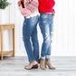 ⏳Time-Limited Special Price - save 59%⏰Women's Tummy Control Distressed Cuffed Boyfriend Jeans