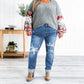 ⏳Time-Limited Special Price - save 59%⏰Women's Tummy Control Distressed Cuffed Boyfriend Jeans