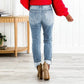 ⏳Time-Limited Special Price - save 59%⏰Women's Tummy Control Distressed Cuffed Boyfriend Jeans