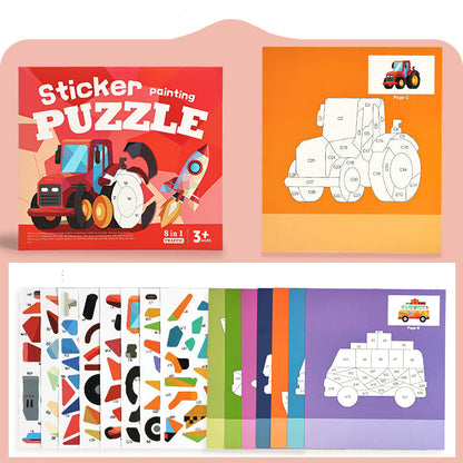 ⏳Limited-time 50% off⏰Kids Geometric Sticker Activity Book📚🖼️