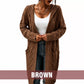🎉 Hot Sale 50% OFF💞🔥Women's Long Hooded Knit Cardigan with Pockets