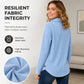 ⭐Time-Limited Special 70% Off⏰Women's Irregular Hem Button Knit Top