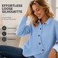⭐Time-Limited Special 70% Off⏰Women's Irregular Hem Button Knit Top