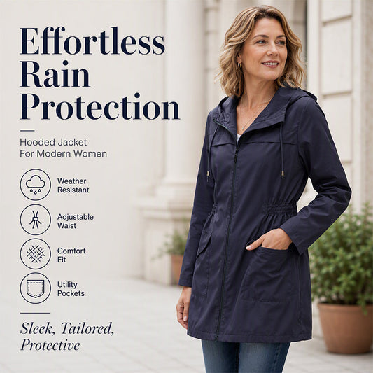 ⏳LAST DAY SALE ONLY ￡17.99!!💕☔ All-Weather Comfort | Women's Stylish Water-Resistant Everyday Jacket