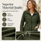 ⏳LAST DAY SALE ONLY ￡17.99!!💕☔ All-Weather Comfort | Women's Stylish Water-Resistant Everyday Jacket