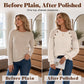 🏆 Last Day Special Price £10.99 ! 🔥Women's Casual Ribbed Knit Long Sleeve Top