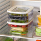 📢Hot Sale 50% OFF⏰Food Storage Containers with Lid Clear Fridge Crisper